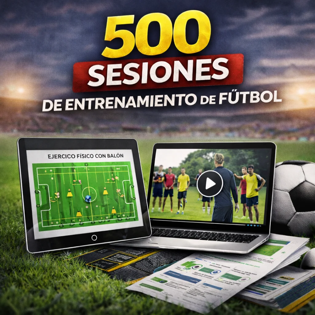 500 Sesiones de Entrenamiento de Fútbol - Material Digital